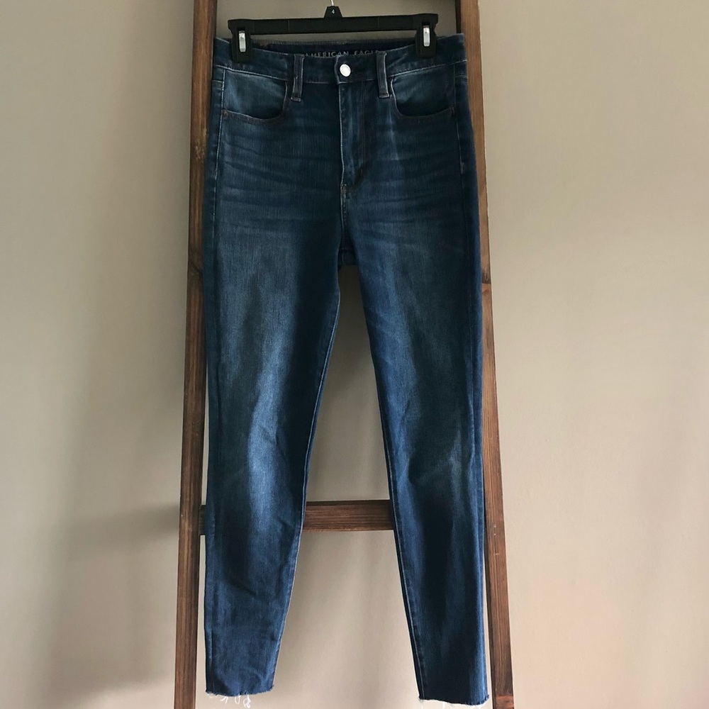 American Eagle High-Rise Jegging, Dark Wash